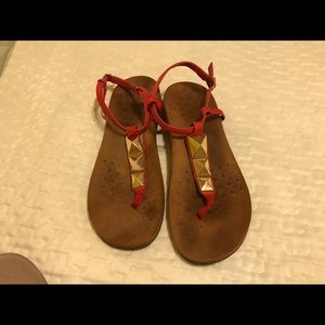 Vionic Red Sandal